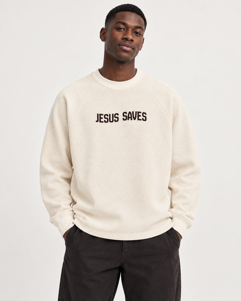 ''Jesus Saves'' Unisex Longsleeve T-Shirt