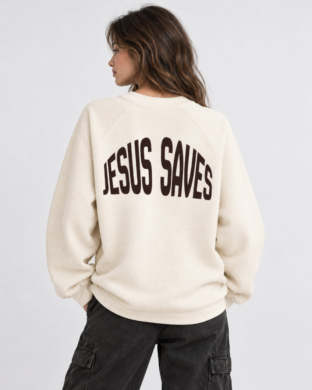 ''Jesus Saves'' Unisex Longsleeve T-Shirt