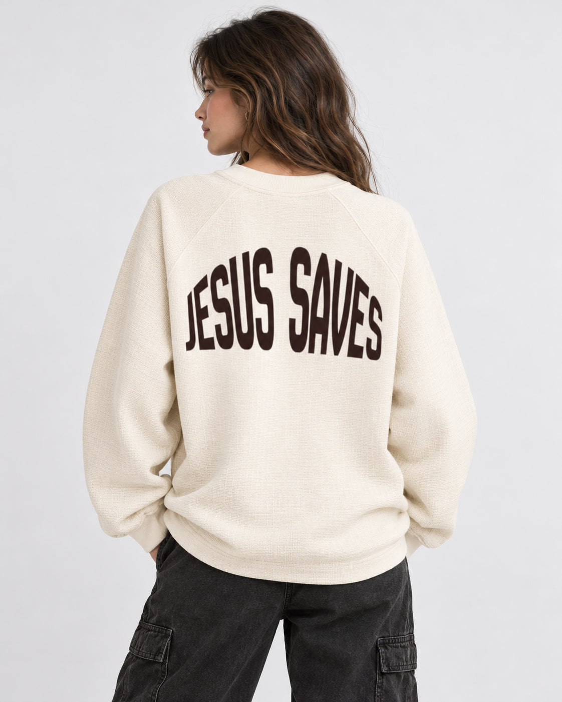 ''Jesus Saves'' Unisex Longsleeve T-Shirt