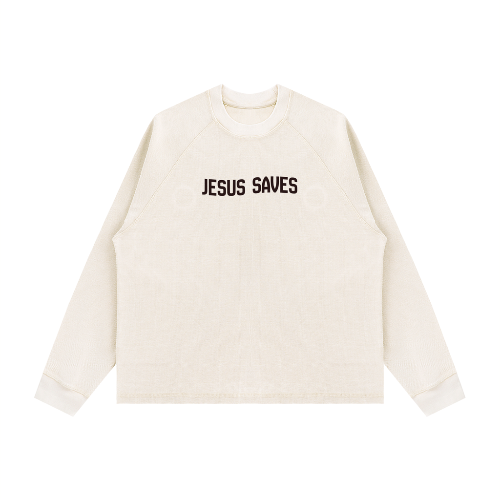 ''Jesus Saves'' Unisex Longsleeve T-Shirt