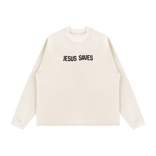 ''Jesus Saves'' Unisex Longsleeve T-Shirt