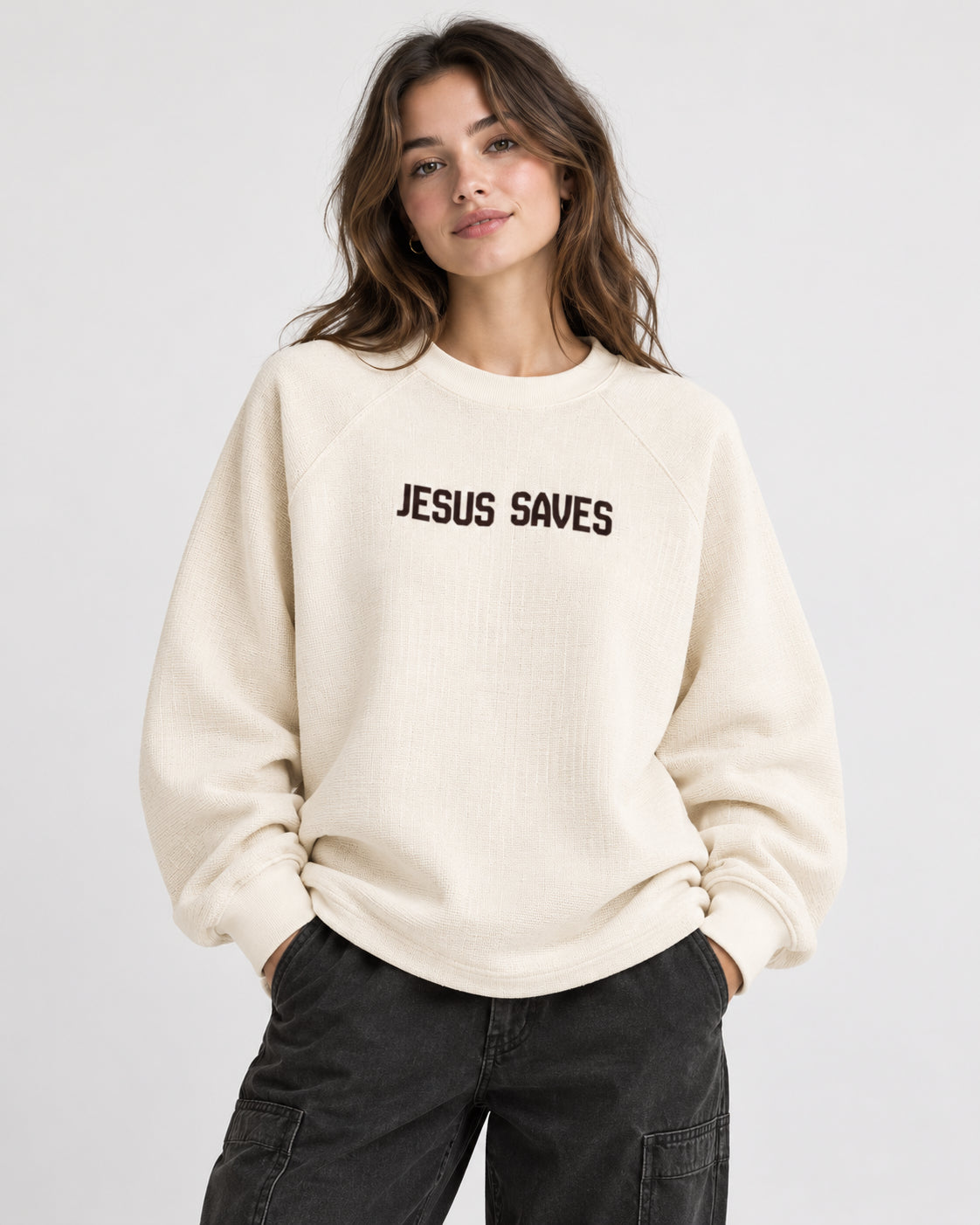 ''Jesus Saves'' Unisex Longsleeve T-Shirt